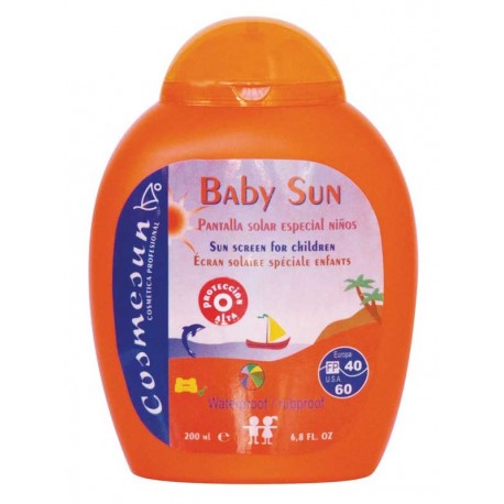 BABY SUN - PANTALLA SOLAR ESPECIAL NIÑOS FP40/60. C.200 ml.